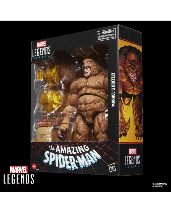 Figurine Marvel Legends Grizzly 15cm - Hasbro