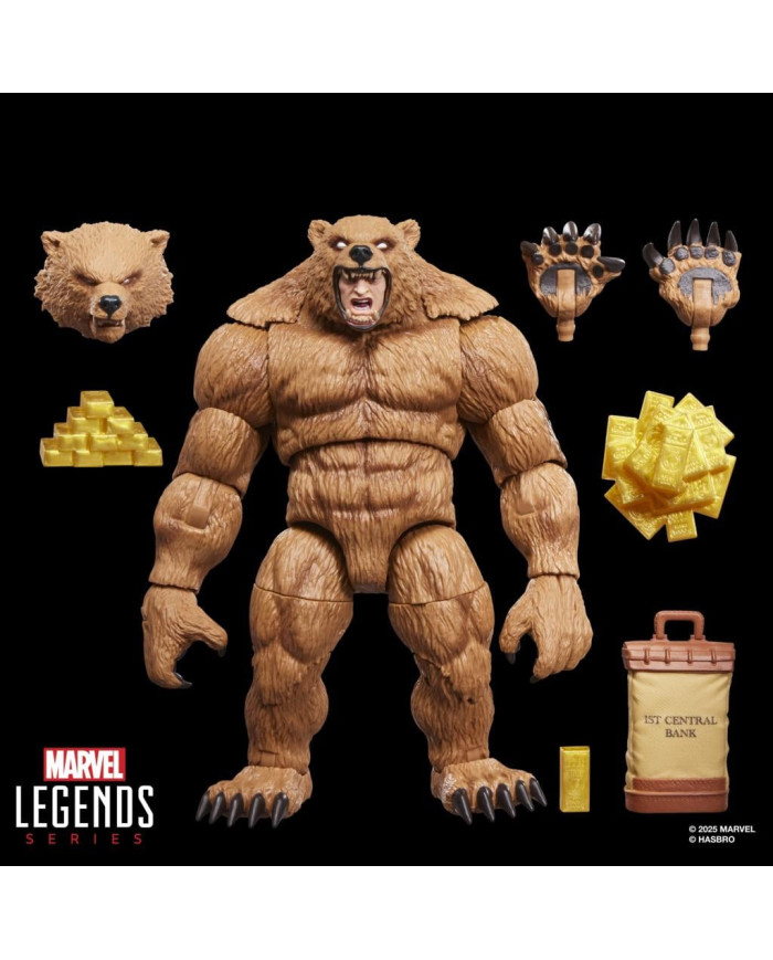 Figurine Marvel Legends Grizzly 15cm - Hasbro