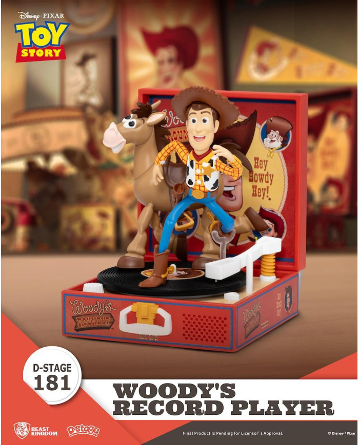 Platine Vinyle Woody Diorama Toy Story - Beast Kingdom