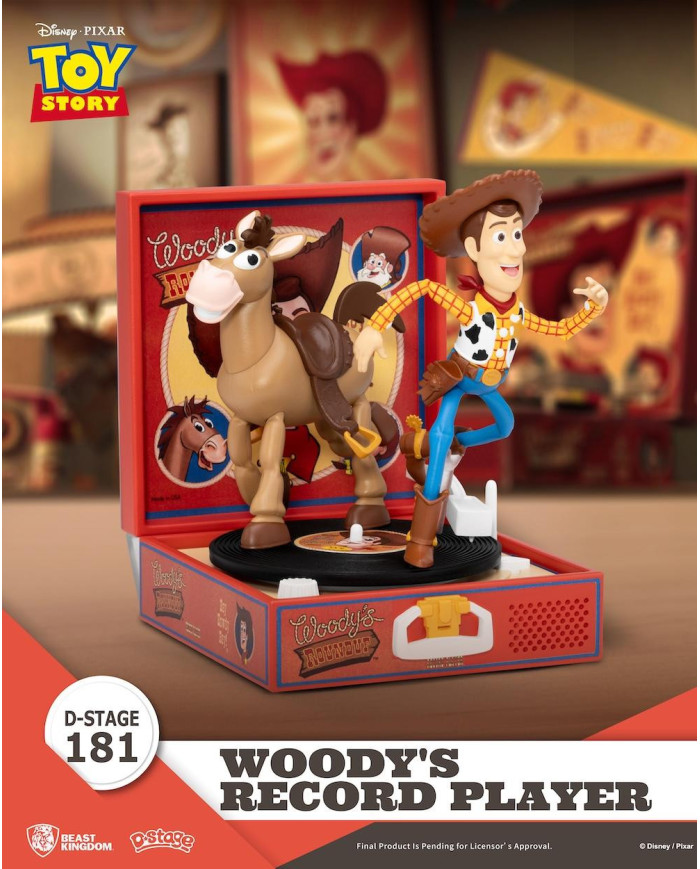 Platine Vinyle Woody Diorama Toy Story - Beast Kingdom