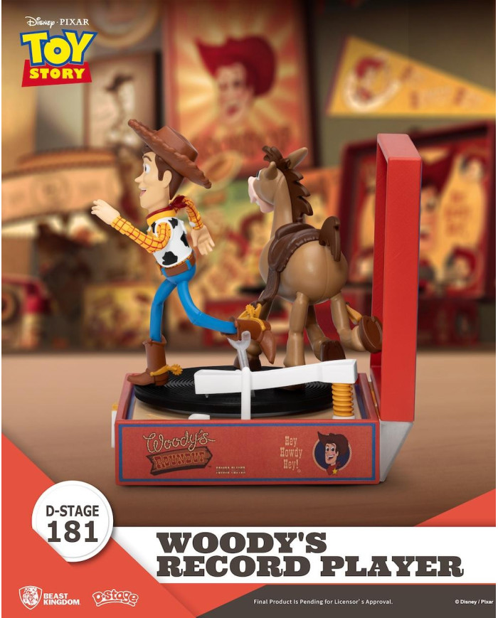 Platine Vinyle Woody Diorama Toy Story - Beast Kingdom