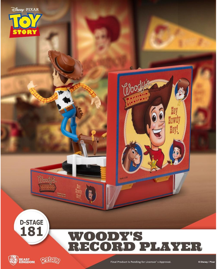 Platine Vinyle Woody Diorama Toy Story - Beast Kingdom