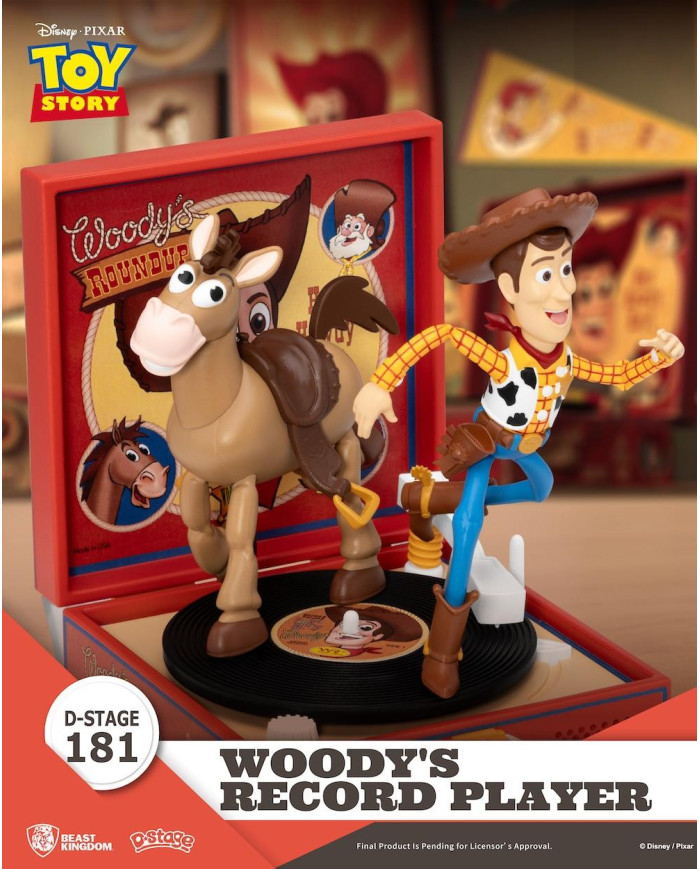 Platine Vinyle Woody Diorama Toy Story - Beast Kingdom