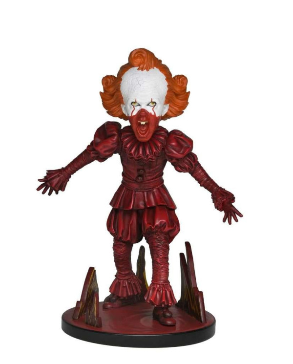 Figurine Bienvenue A Derry Headknocker Pennywise Sanglant NECA Ça: Bienvenue à Derry