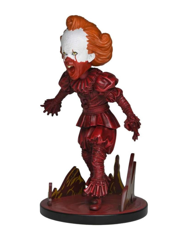 Figurine Bienvenue A Derry Headknocker Pennywise Sanglant NECA Ça: Bienvenue à Derry