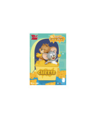 Tirelire Vinyle Tom & Jerry Beast Kingdom Jerry & Tuffy Cheese Party