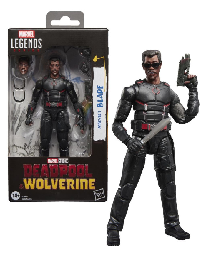 Figurine Blade Marvel Legends Deadpool & Wolverine Hasbro 15cm