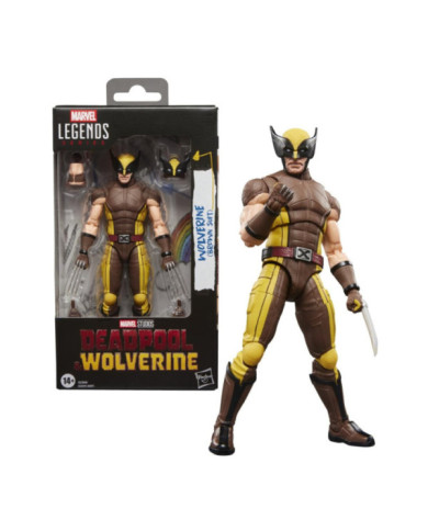 Figurine Deadpool & Wolverine Wolverine Costume Marron Marvel Legends Hasbro