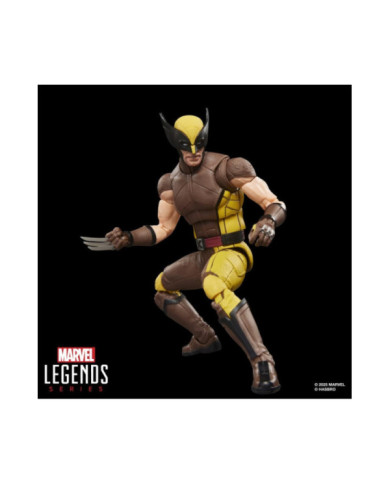 Figurine Deadpool & Wolverine Wolverine Costume Marron Marvel Legends Hasbro