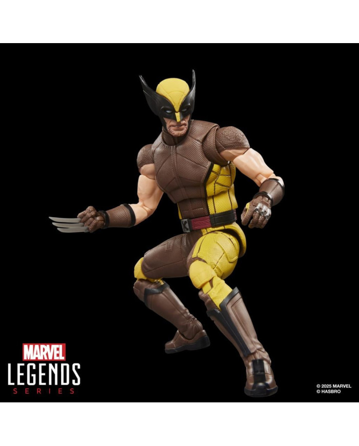 Figurine Deadpool & Wolverine Wolverine Costume Marron Marvel Legends Hasbro