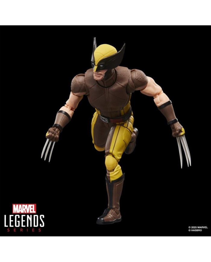 Figurine Deadpool & Wolverine Wolverine Costume Marron Marvel Legends Hasbro