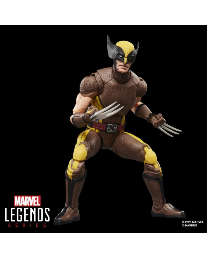 Figurine Deadpool & Wolverine Wolverine Costume Marron Marvel Legends Hasbro