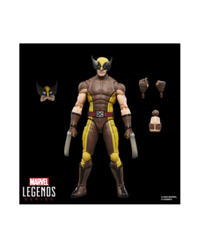 Figurine Deadpool & Wolverine Wolverine Costume Marron Marvel Legends Hasbro