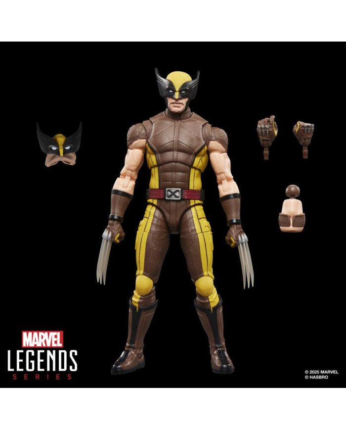 Figurine Deadpool & Wolverine Wolverine Costume Marron Marvel Legends Hasbro
