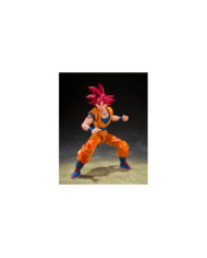 Figurine Dragon Ball Super Son Goku SSG God Aura S.H.Figuarts - Bandai