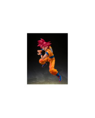 Figurine Dragon Ball Super Son Goku SSG God Aura S.H.Figuarts - Bandai
