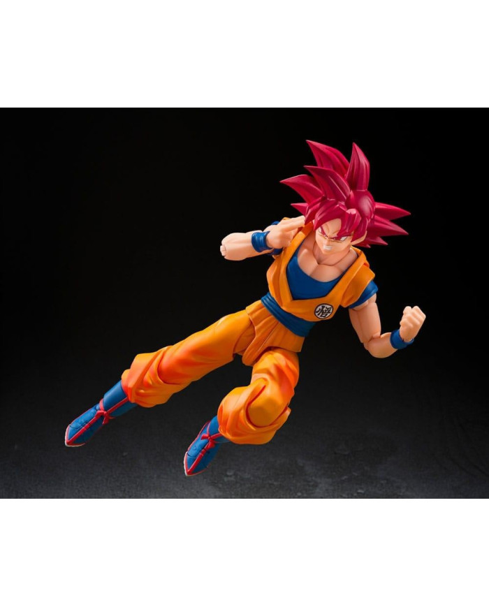 Figurine Dragon Ball Super Son Goku SSG God Aura S.H.Figuarts - Bandai