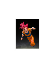 Figurine Dragon Ball Super Son Goku SSG God Aura S.H.Figuarts - Bandai