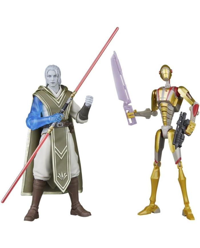 Figurines Star Wars Jedi Survivor Black Series Star Wars Dagan Gera & BX Droid Hasbro