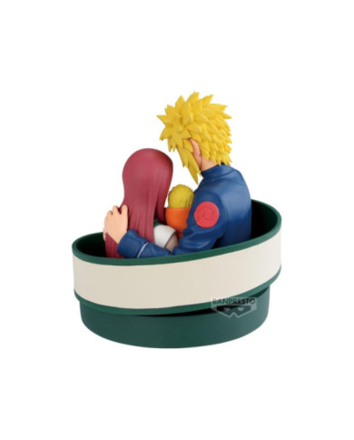 Figurine Banpresto Naruto 72 Series - Minato, Naruto & Kushina