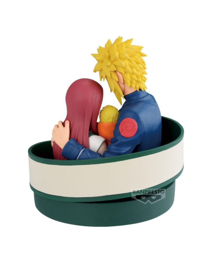 Figurine Banpresto Naruto 72 Series - Minato, Naruto & Kushina