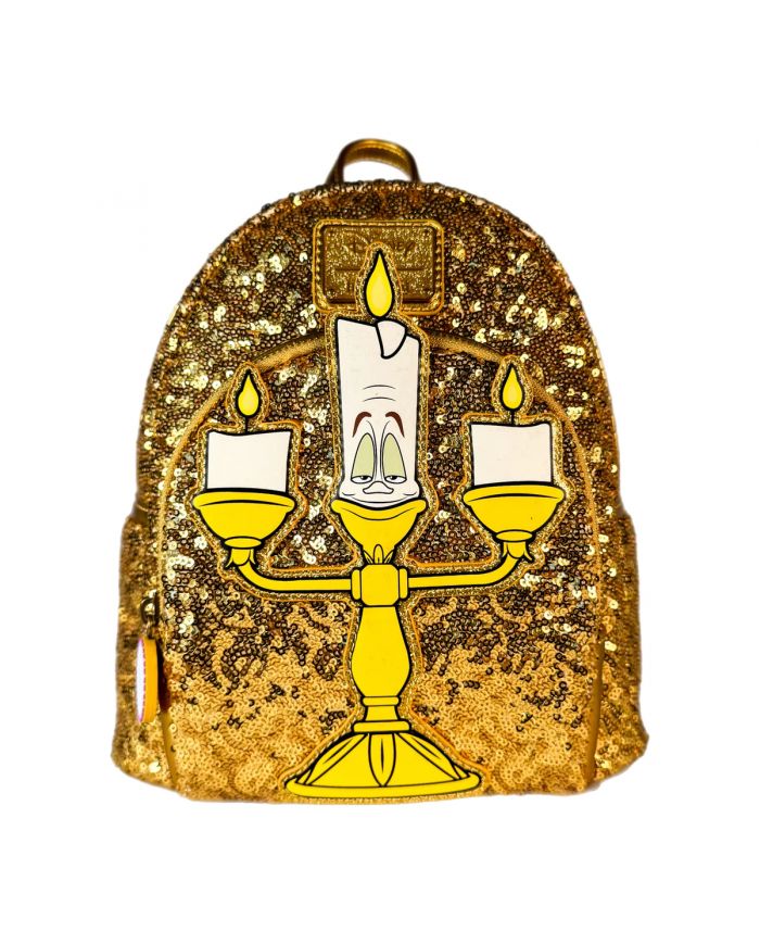 Sac à dos Loungefly - La Belle et la Bête Lumière Sequin - Exclu US