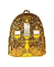 Sac à dos Loungefly - La Belle et la Bête Lumière Sequin - Exclu US