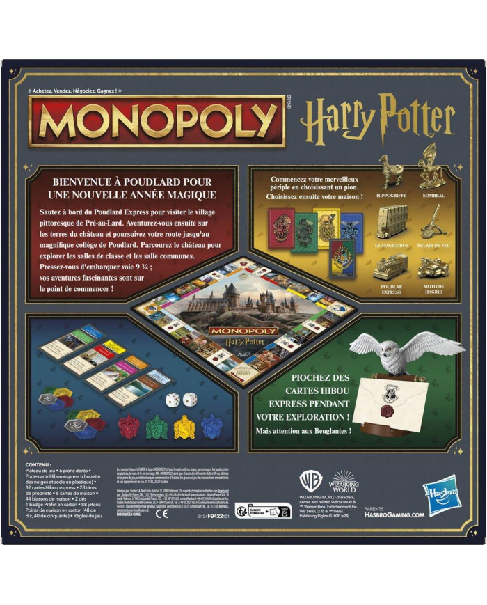 Jeu de Société Monopoly Harry Potter Hasbro