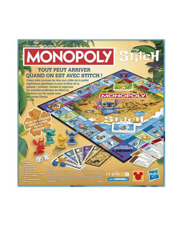 Jeu de Société Monopoly Hasbro Gaming - Stitch Edition
