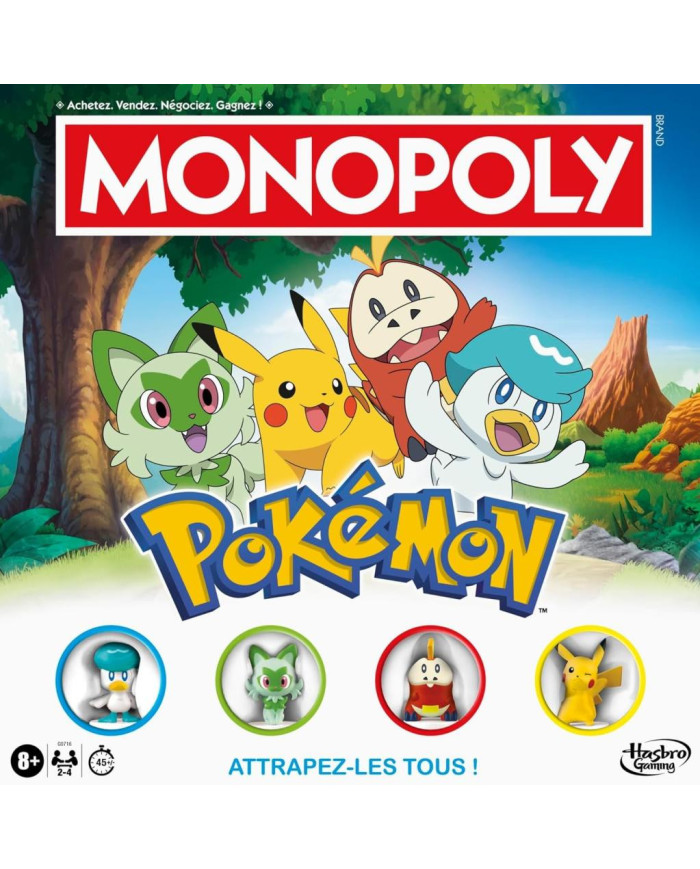 Jeu de Société Monopoly Pokémon Hasbro