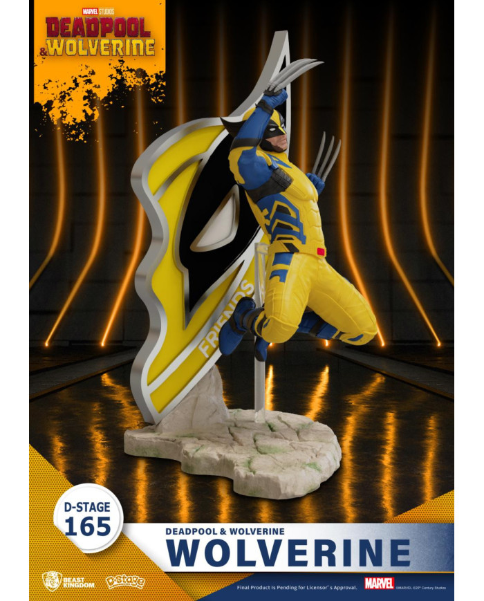 Deadpool & Wolverine- Wolverine - Diorama Wolverine Deadpool Beast Kingdom D-Stage