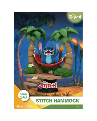 Lilo & Stitch - Diorama Stitch Hamac Beast Kingdom D-Stage
