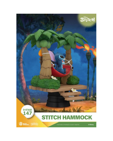 Lilo & Stitch - Diorama Stitch Hamac Beast Kingdom D-Stage