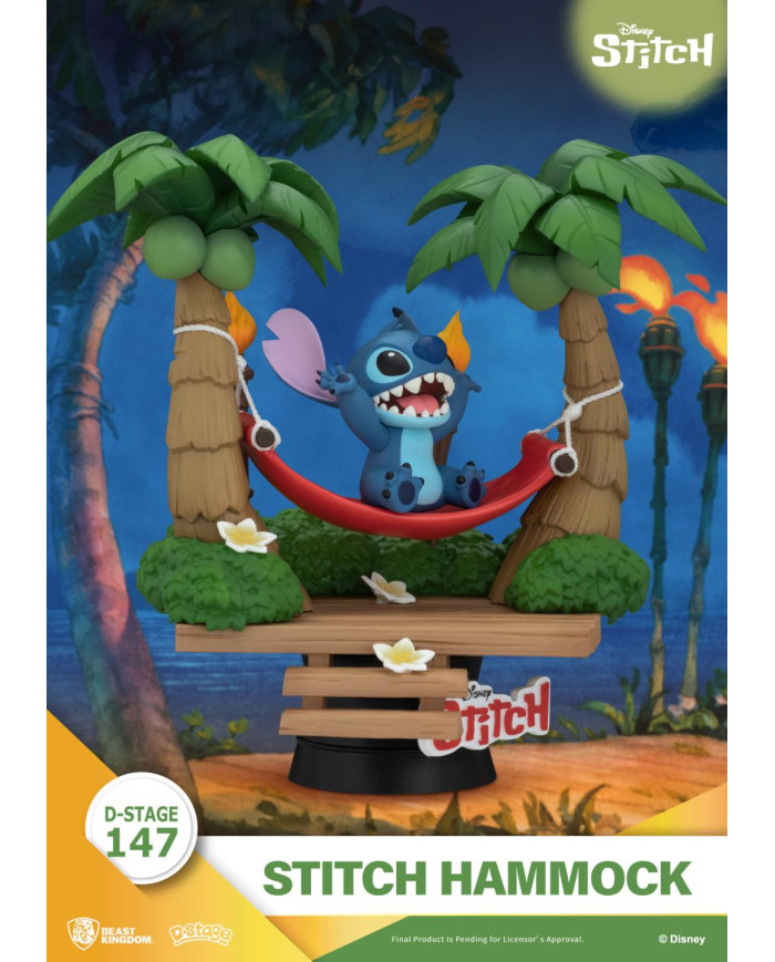 Lilo & Stitch - Diorama Stitch Hamac Beast Kingdom D-Stage