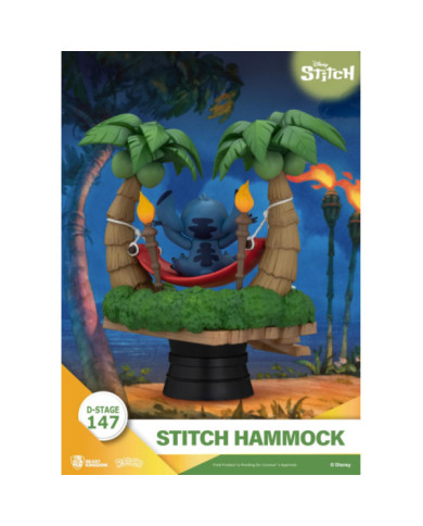 Lilo & Stitch - Diorama Stitch Hamac Beast Kingdom D-Stage