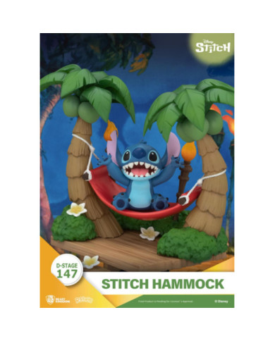 Lilo & Stitch - Diorama Stitch Hamac Beast Kingdom D-Stage