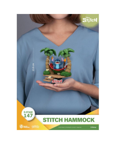 Lilo & Stitch - Diorama Stitch Hamac Beast Kingdom D-Stage