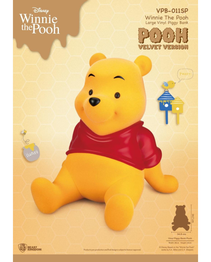 Tirelire Winnie l'Ourson Velours Beast Kingdom VPB-011
