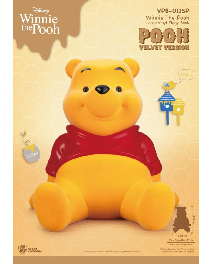 Tirelire Winnie l'Ourson Velours Beast Kingdom VPB-011
