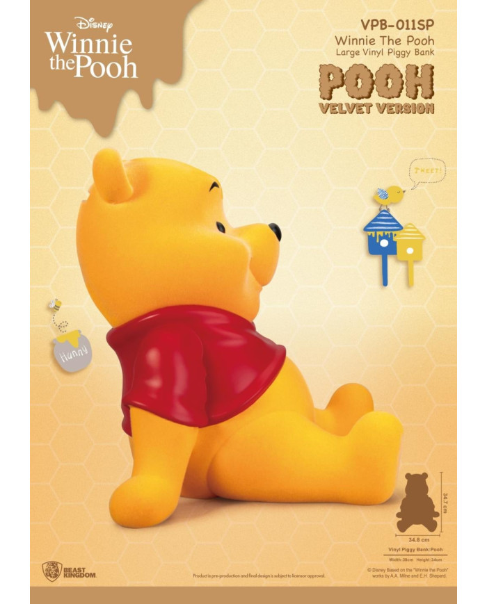 Tirelire Winnie l'Ourson Velours Beast Kingdom VPB-011