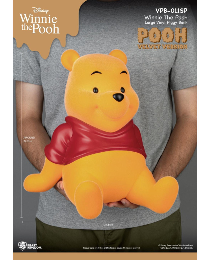 Tirelire Winnie l'Ourson Velours Beast Kingdom VPB-011