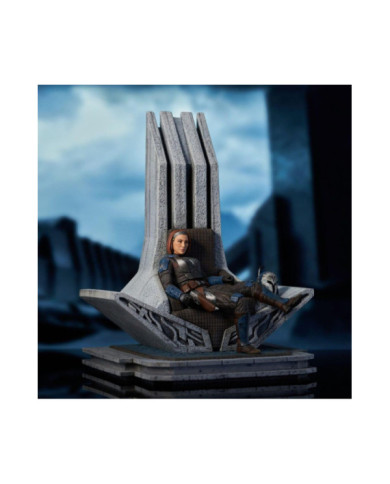 The Mandalorian - Statue Bo-Katan sur Trône - Gentle Giant - Mandalorian