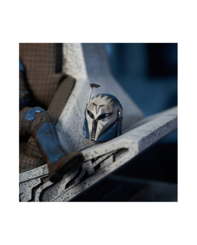 The Mandalorian - Statue Bo-Katan sur Trône - Gentle Giant - Mandalorian