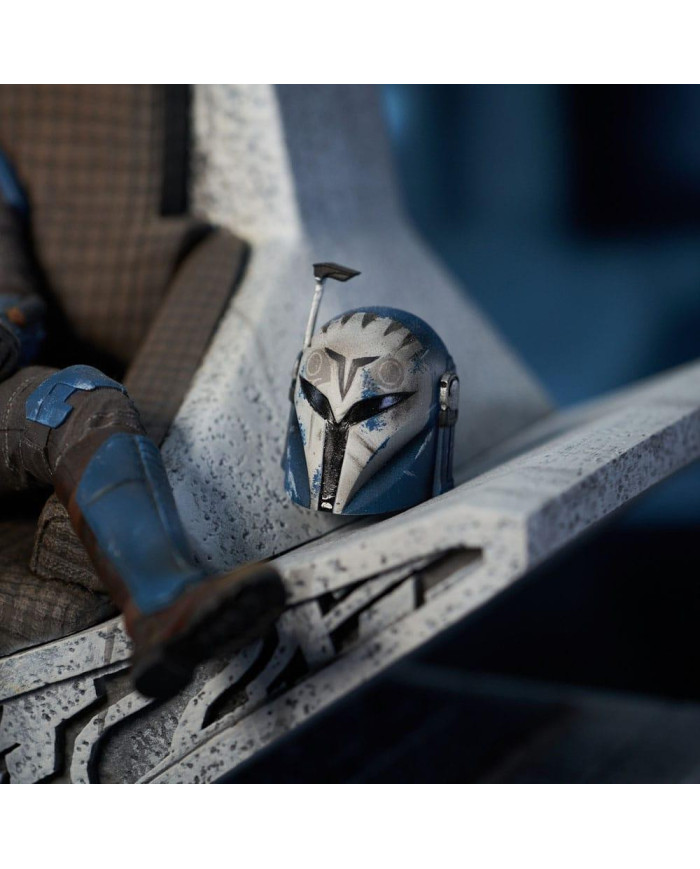 The Mandalorian - Statue Bo-Katan sur Trône - Gentle Giant - Mandalorian