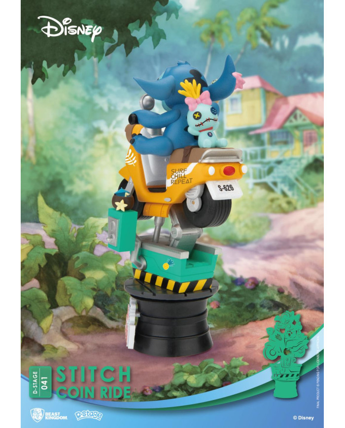 Lilo & Stitch - Diorama Stitch Coin Ride Beast Kingdom D-Stage