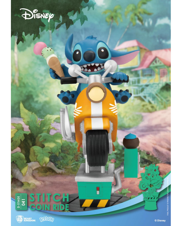 Lilo & Stitch - Diorama Stitch Coin Ride Beast Kingdom D-Stage