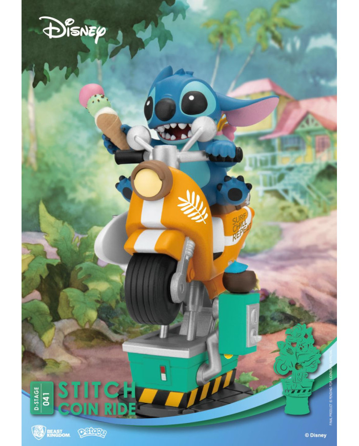 Lilo & Stitch - Diorama Stitch Coin Ride Beast Kingdom D-Stage