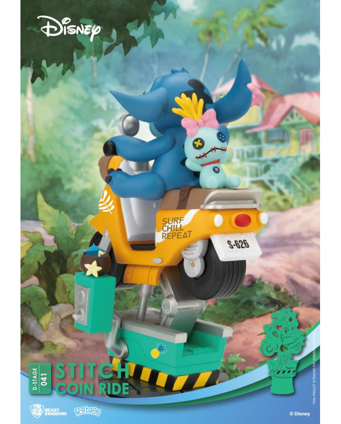 Lilo & Stitch - Diorama Stitch Coin Ride Beast Kingdom D-Stage