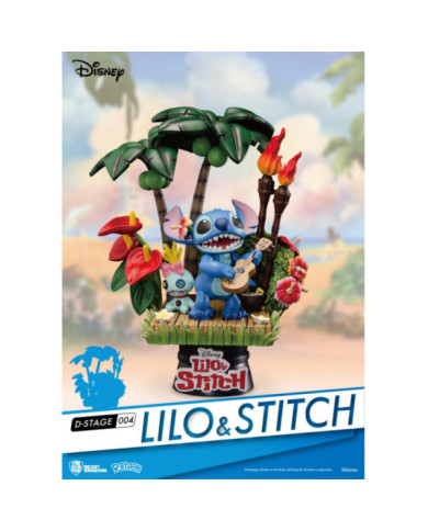 Lilo & Stitch - Diorama Stitch Hawaï Beast Kingdom D-Stage