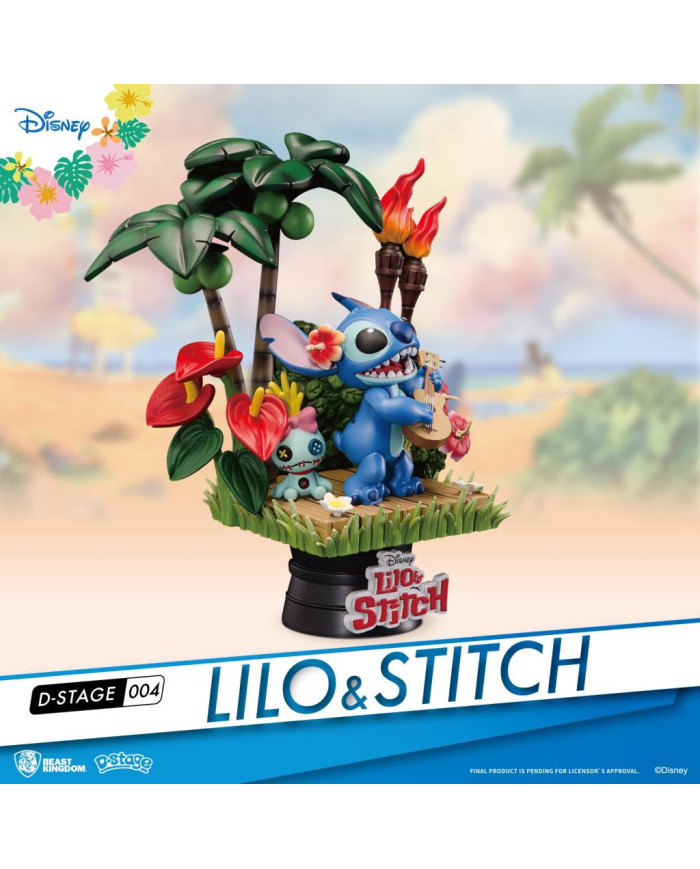 Lilo & Stitch - Diorama Stitch Hawaï Beast Kingdom D-Stage